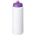 Baseline® Plus Grip 750 ml -urheilujuomapullo urheilukannell, valkoinen, violetti liikelahja logopainatuksella