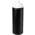 Baseline® Plus grip 750 ml kupukantinen urheilujuomapullo, valkoinen, musta liikelahja logopainatuksella