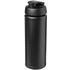 Baseline® Plus grip 750 ml läppäkantinen urheilujuomapullo, musta liikelahja logopainatuksella