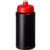 Baseline 500 ml kierrätetty juomapullo, punainen liikelahja logopainatuksella