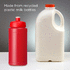 Baseline 500 ml kierrätetty juomapullo, punainen, punainen lisäkuva 3