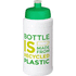 Baseline 500 ml kierrätetty juomapullo, valkoinen, vihreä lisäkuva 1