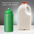 Baseline 500 ml kierrätetty juomapullo, vihreä, vihreä lisäkuva 3