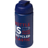 Baseline 500 ml:n kierrätetystä materiaalista valmistettu juomapullo läppäkannella, sininen, sininen lisäkuva 1