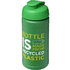 Baseline 500 ml:n kierrätetystä materiaalista valmistettu juomapullo läppäkannella, vihreä, vihreä lisäkuva 1
