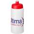 Baseline® Plus 500 ml -pullo urheilukannella, läpikuultava-valkoinen, punainen lisäkuva 1