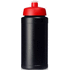 Baseline® Plus 500 ml -pullo urheilukannella, musta, punainen lisäkuva 2