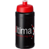 Baseline® Plus 500 ml -urheilujuomapullo, musta, punainen lisäkuva 1