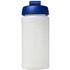 Baseline® Plus 500 ml läppäkantinen urheilujuomapullo, läpikuultava-valkoinen, sininen lisäkuva 3