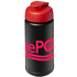Baseline® Plus 500 ml läppäkantinen urheilujuomapullo, musta, punainen lisäkuva 1