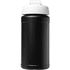 Baseline® Plus 500 ml läppäkantinen urheilujuomapullo, valkoinen, musta lisäkuva 3