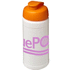 Baseline® Plus 500 ml läppäkantinen urheilujuomapullo, valkoinen, oranssi lisäkuva 1