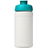 Baseline® Plus 500 ml läppäkantinen urheilujuomapullo, valkoinen, vesi-vihreä lisäkuva 2