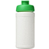 Baseline® Plus 500 ml läppäkantinen urheilujuomapullo, valkoinen, vihreä lisäkuva 2