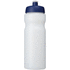 Baseline® Plus 650 ml -urheilujuomapullo, läpikuultava-valkoinen, sininen lisäkuva 2