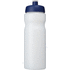 Baseline® Plus 650 ml -urheilujuomapullo, läpikuultava-valkoinen, sininen lisäkuva 2