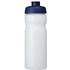 Baseline® Plus 650 ml -urheilujuomapullo läppäkannella, läpikuultava-valkoinen, sininen lisäkuva 2