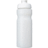 Baseline® Plus 650 ml -urheilujuomapullo läppäkannella, valkoinen, läpikuultava-valkoinen lisäkuva 2