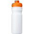 Baseline® Plus 650 ml -urheilujuomapullo läppäkannella, valkoinen, oranssi lisäkuva 2