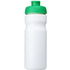Baseline® Plus 650 ml -urheilujuomapullo läppäkannella, valkoinen, vihreä lisäkuva 2
