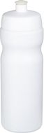 Baseline® Plus 650 ml -urheilujuomapullo, valkoinen liikelahja logopainatuksella