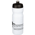 Baseline® Plus 650 ml -urheilujuomapullo, valkoinen, musta lisäkuva 1