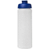Baseline® Plus 750 ml läppäkantinen urheilujuomapullo, läpikuultava-valkoinen, sininen lisäkuva 2