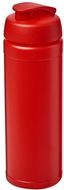 Baseline® Plus 750 ml läppäkantinen urheilujuomapullo, punainen liikelahja logopainatuksella