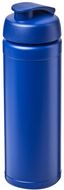 Baseline® Plus 750 ml läppäkantinen urheilujuomapullo, sininen liikelahja logopainatuksella