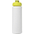 Baseline® Plus 750 ml läppäkantinen urheilujuomapullo, valkoinen, kalkinvihreä lisäkuva 2