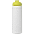 Baseline® Plus 750 ml läppäkantinen urheilujuomapullo, valkoinen, kalkinvihreä lisäkuva 3