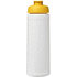 Baseline® Plus 750 ml läppäkantinen urheilujuomapullo, valkoinen, keltainen lisäkuva 2