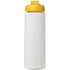 Baseline® Plus 750 ml läppäkantinen urheilujuomapullo, valkoinen, keltainen lisäkuva 3