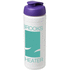 Baseline® Plus 750 ml läppäkantinen urheilujuomapullo, valkoinen, violetti lisäkuva 1