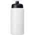 Baseline® Plus Grip 500 ml -urheilujuomapullo läppäkannella, läpikuultava-valkoinen, musta lisäkuva 2