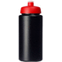 Baseline® Plus Grip 500 ml -urheilujuomapullo läppäkannella, musta, punainen lisäkuva 2