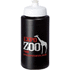 Baseline® Plus Grip 500 ml -urheilujuomapullo läppäkannella, valkoinen, musta lisäkuva 1
