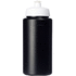 Baseline® Plus Grip 500 ml -urheilujuomapullo läppäkannella, valkoinen, musta lisäkuva 2