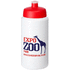 Baseline® Plus Grip 500 ml -urheilujuomapullo läppäkannella, valkoinen, punainen lisäkuva 1