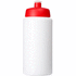 Baseline® Plus Grip 500 ml -urheilujuomapullo läppäkannella, valkoinen, punainen lisäkuva 2