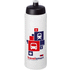 Baseline® Plus Grip 750 ml -urheilujuomapullo urheilukannell, läpikuultava-valkoinen, musta lisäkuva 1