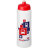 Baseline® Plus Grip 750 ml -urheilujuomapullo urheilukannell, läpikuultava-valkoinen, punainen lisäkuva 1