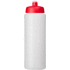Baseline® Plus Grip 750 ml -urheilujuomapullo urheilukannell, läpikuultava-valkoinen, punainen lisäkuva 2