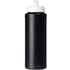 Baseline® Plus Grip 750 ml -urheilujuomapullo urheilukannell, valkoinen, musta lisäkuva 2
