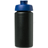 Baseline® Plus grip 500 ml läppäkantinen urheilujuomapullo, sininen, musta lisäkuva 2