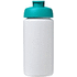 Baseline® Plus grip 500 ml läppäkantinen urheilujuomapullo, valkoinen, vesi-vihreä lisäkuva 2