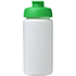 Baseline® Plus grip 500 ml läppäkantinen urheilujuomapullo, valkoinen, vihreä lisäkuva 2