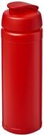 Baseline® Plus grip 750 ml läppäkantinen urheilujuomapullo, punainen liikelahja logopainatuksella