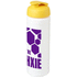 Baseline® Plus grip 750 ml läppäkantinen urheilujuomapullo, valkoinen, keltainen lisäkuva 1