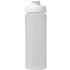 Baseline® Plus grip 750 ml läppäkantinen urheilujuomapullo, valkoinen, läpikuultava-valkoinen lisäkuva 2
